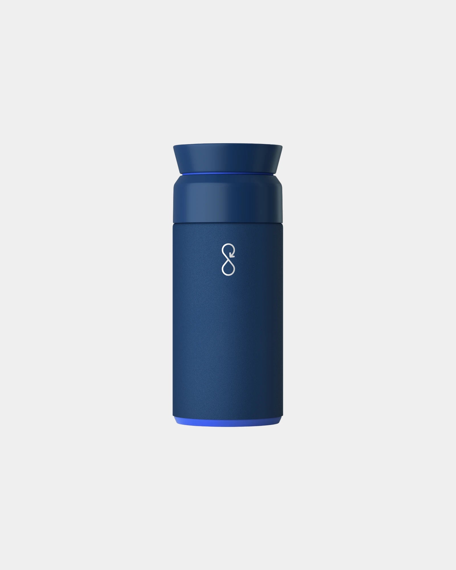 Flacon à infusion acier inoxydable Ocean Bottle 350 ml à personnaliser - Bleu Océan